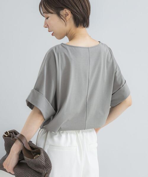 URBAN RESEARCH ROSSO WOMEN(アーバンリサーチ ロッソ)の「UVカットデザインスリーブプルオーバー(Tシャツ/カットソー・レディース・ネイビー/オフホワイト/モカ/ブラウン系その他・FREE)」の18枚目の写真