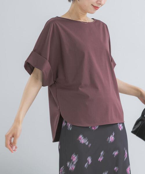 URBAN RESEARCH ROSSO WOMEN(アーバンリサーチ ロッソ)の「UVカットデザインスリーブプルオーバー(Tシャツ/カットソー・レディース・ネイビー/オフホワイト/モカ/ブラウン系その他・FREE)」の22枚目の写真