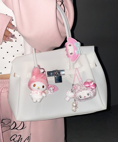 me+em select(ミームセレクト)の「ジェリーバッグ S / Jelly Bag S(ハンドバッグ・レディース・ピンク/イエロー/グリーン/ブルー/パープル/ホワイト・FREE)」の2枚目の写真