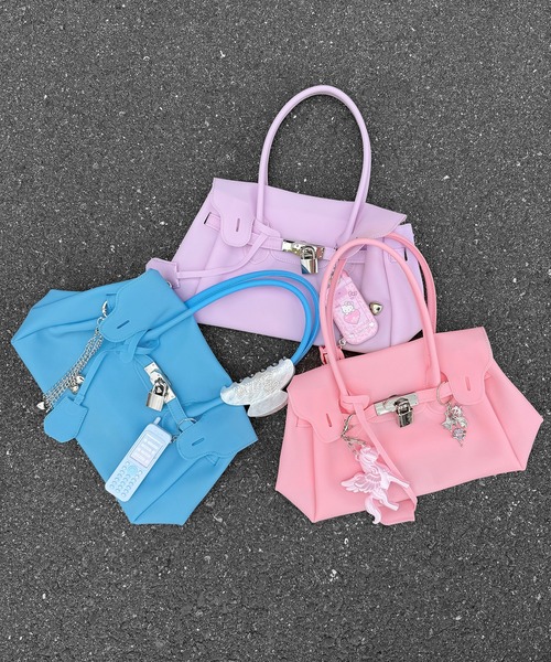 me+em select(ミームセレクト)の「ジェリーバッグ S / Jelly Bag S(ハンドバッグ・レディース・ピンク/イエロー/グリーン/ブルー/パープル/ホワイト・FREE)」の11枚目の写真