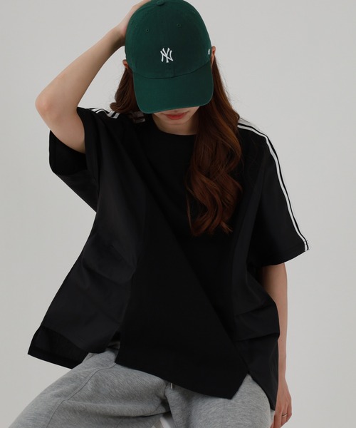 Arinomama(アリノママ)の「16s空紡糸天竺 220g/㎡ アンサンブルTシャツ 半袖(Tシャツ/カットソー・レディース・オフホワイト/杢グレー/ブラック/サンドベージュ・FREE)」の15枚目の写真
