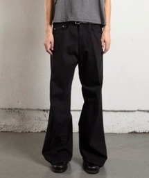 NVRFRGT | 3D TWISTED WIDE LEG JEANS/デニム/立体裁断/ブラックデニム/タンブルバイオストーンウォッシュ加工/シグネチャーアイテム/NVRFRGT(デニムパンツ)