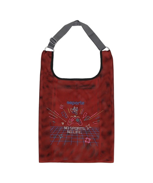 NO SPORTS NO LIFE(ノースポーツノーライフ)の「【NO SPORTS NO LIFE】メッシュバッグ(トートバッグ・レディース・オレンジ/グレー/カーキ/サックスブルー/ブラック/モーブ系・FREE)」の10枚目の写真