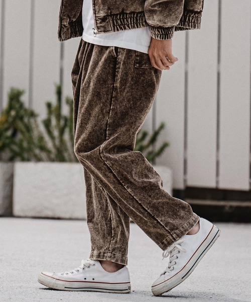CAMBIO(カンビオ)の「mp15211-Faded Corduroy Tapered Pants コーデュロイテーパードパンツ(A70626cmb)(その他パンツ・メンズ・ブラウン/ブラック/オリーブ/ベージュ・S/M/L)」の2枚目の写真