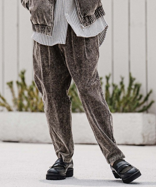 CAMBIO(カンビオ)の「mp15211-Faded Corduroy Tapered Pants コーデュロイテーパードパンツ(A70626cmb)(その他パンツ・メンズ・ブラウン/ブラック/オリーブ/ベージュ・S/M/L)」の5枚目の写真