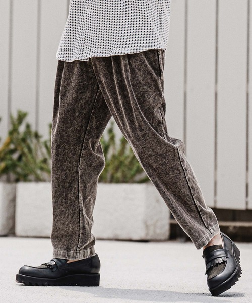 CAMBIO(カンビオ)の「mp15211-Faded Corduroy Tapered Pants コーデュロイテーパードパンツ(A70626cmb)(その他パンツ・メンズ・ブラウン/ブラック/オリーブ/ベージュ・S/M/L)」の7枚目の写真