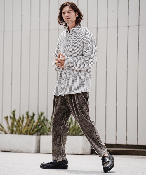 CAMBIO(カンビオ)の「mp15211-Faded Corduroy Tapered Pants コーデュロイテーパードパンツ(A70626cmb)(その他パンツ・メンズ・ブラウン/ブラック/オリーブ/ベージュ・S/M/L)」の8枚目の写真