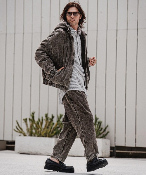 CAMBIO(カンビオ)の「mp15211-Faded Corduroy Tapered Pants コーデュロイテーパードパンツ(A70626cmb)(その他パンツ・メンズ・ブラウン/ブラック/オリーブ/ベージュ・S/M/L)」の11枚目の写真