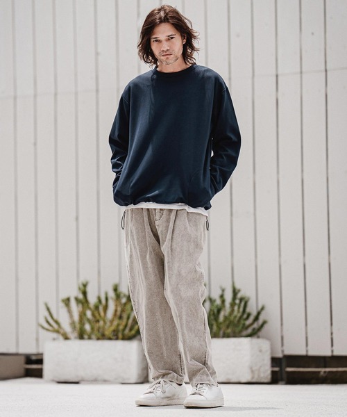 CAMBIO(カンビオ)の「mp15211-Faded Corduroy Tapered Pants コーデュロイテーパードパンツ(A70626cmb)(その他パンツ・メンズ・ブラウン/ブラック/オリーブ/ベージュ・S/M/L)」の15枚目の写真