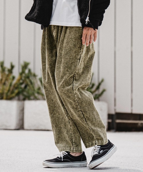 CAMBIO(カンビオ)の「mp15211-Faded Corduroy Tapered Pants コーデュロイテーパードパンツ(A70626cmb)(その他パンツ・メンズ・ブラウン/ブラック/オリーブ/ベージュ・S/M/L)」の21枚目の写真