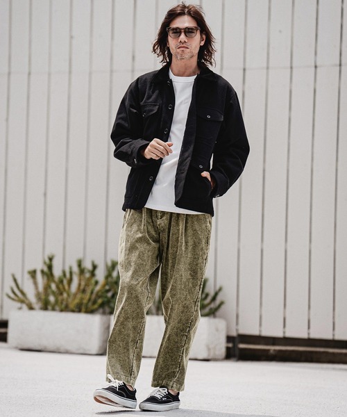 CAMBIO(カンビオ)の「mp15211-Faded Corduroy Tapered Pants コーデュロイテーパードパンツ(A70626cmb)(その他パンツ・メンズ・ブラウン/ブラック/オリーブ/ベージュ・S/M/L)」の22枚目の写真