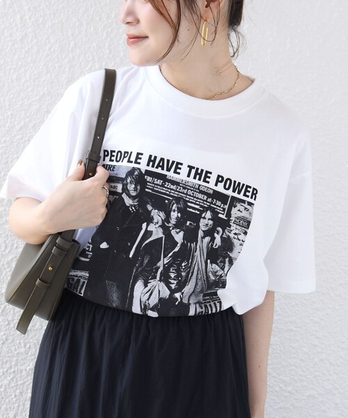 SHIPS(シップス)の「【SHIPS別注】THE CULTURE CORD: ARTIST TEE(DM)(Tシャツ/カットソー・レディース・ホワイト/ホワイト系・ONE SIZE)」の2枚目の写真