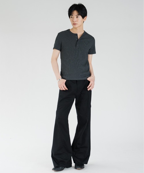 SINSS（シンス）の「Engineer semi flare darts pants / エンジニアセミフレアダーツパンツ（その他パンツ・メンズ・ブラック・LARGE/MEDIUM/SMALL/X-SMALL）」の7枚目の写真