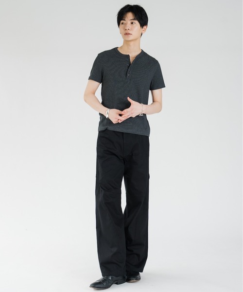 SINSS（シンス）の「Engineer semi flare darts pants / エンジニアセミフレアダーツパンツ（その他パンツ・メンズ・ブラック・LARGE/MEDIUM/SMALL/X-SMALL）」の8枚目の写真