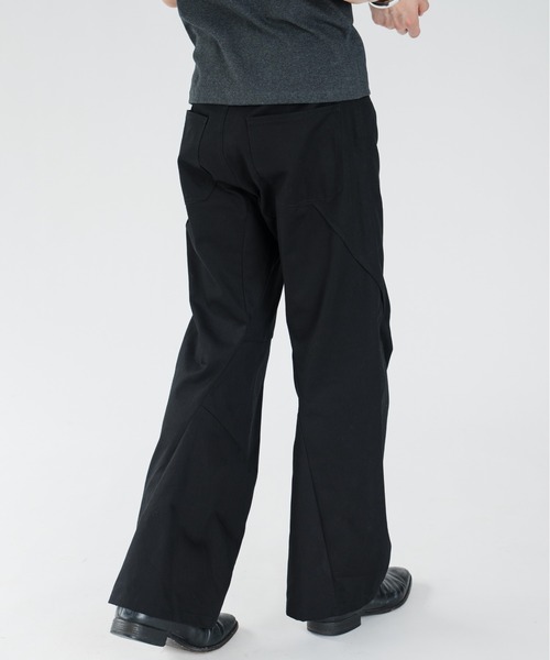 SINSS（シンス）の「Engineer semi flare darts pants / エンジニアセミフレアダーツパンツ（その他パンツ・メンズ・ブラック・LARGE/MEDIUM/SMALL/X-SMALL）」の4枚目の写真