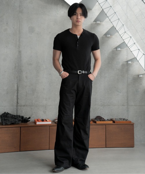 SINSS（シンス）の「Engineer semi flare darts pants / エンジニアセミフレアダーツパンツ（その他パンツ・メンズ・ブラック・LARGE/MEDIUM/SMALL/X-SMALL）」の13枚目の写真