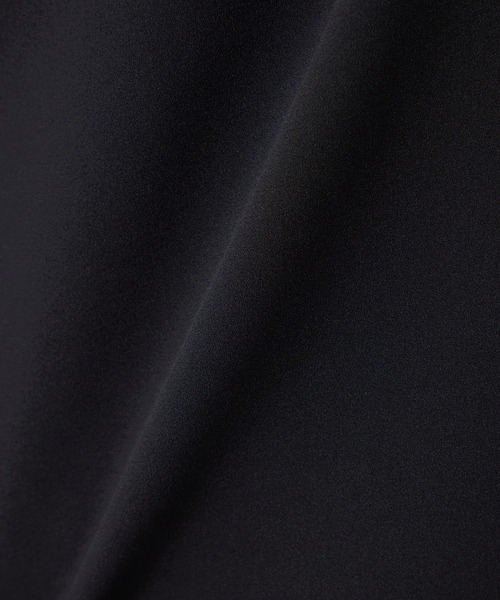 GALLORIA(ギャローリア)の「【セットアップで着られる】さらさらジョーゼットTブラウス(シャツ/ブラウス・レディース・ダークブラウン/チャコールグレー/ブラック・M/LL/L/S)」の7枚目の写真