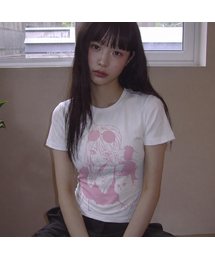 [ユニセックス]ギャルスリム半袖Tシャツ_3色