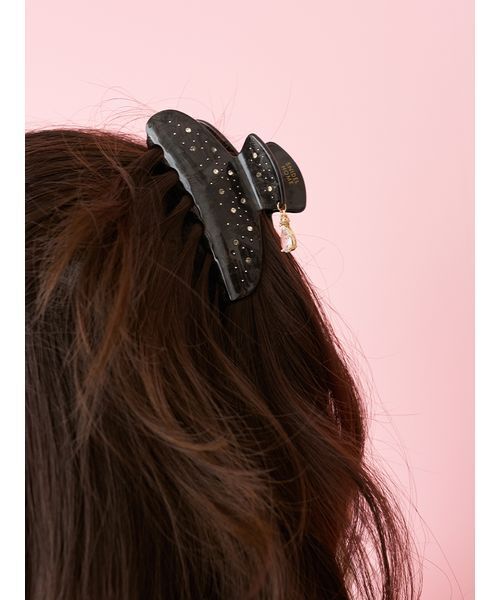 SNIDEL HOME（スナイデルホーム）の「ビジューバンス（バレッタ/ヘアクリップ・レディース・ホワイト/ブラック/ピンク・F）」の8枚目の写真