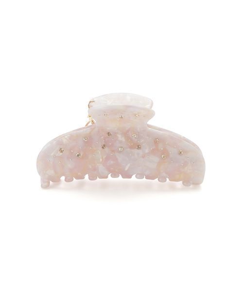 SNIDEL HOME（スナイデルホーム）の「ビジューバンス（バレッタ/ヘアクリップ・レディース・ホワイト/ブラック/ピンク・F）」の10枚目の写真
