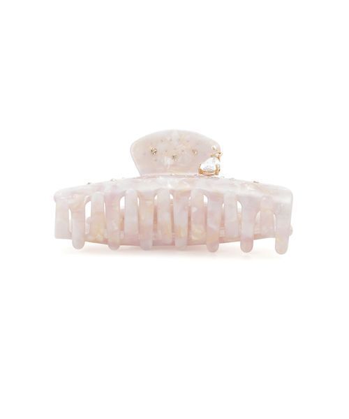 SNIDEL HOME（スナイデルホーム）の「ビジューバンス（バレッタ/ヘアクリップ・レディース・ホワイト/ブラック/ピンク・F）」の13枚目の写真