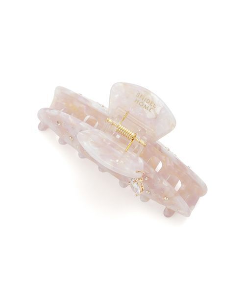SNIDEL HOME（スナイデルホーム）の「ビジューバンス（バレッタ/ヘアクリップ・レディース・ホワイト/ブラック/ピンク・F）」の14枚目の写真