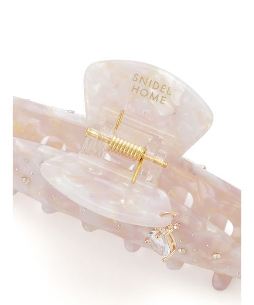 SNIDEL HOME（スナイデルホーム）の「ビジューバンス（バレッタ/ヘアクリップ・レディース・ホワイト/ブラック/ピンク・F）」の16枚目の写真