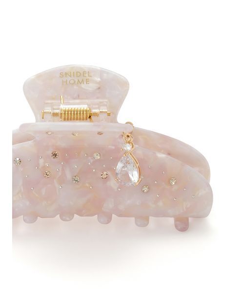 SNIDEL HOME（スナイデルホーム）の「ビジューバンス（バレッタ/ヘアクリップ・レディース・ホワイト/ブラック/ピンク・F）」の17枚目の写真