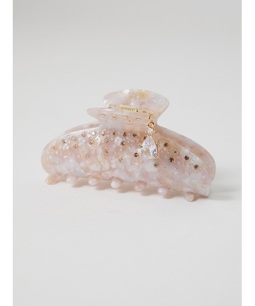 SNIDEL HOME（スナイデルホーム）の「ビジューバンス（バレッタ/ヘアクリップ・レディース・ホワイト/ブラック/ピンク・F）」の7枚目の写真