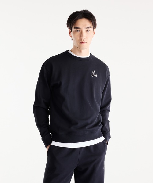NEW BALANCE(ニューバランス)の「大谷翔平オールウェイズオンロゴスウェットクルー(スウェット・メンズ・グレイッシュブルー/ヘザーグレー/ブラック・LARGE/MEDIUM/SMALL/XX-LARGE/X-LARGE)」の2枚目の写真