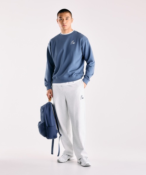 NEW BALANCE(ニューバランス)の「大谷翔平オールウェイズオンロゴスウェットクルー(スウェット・メンズ・グレイッシュブルー/ヘザーグレー/ブラック・LARGE/MEDIUM/SMALL/XX-LARGE/X-LARGE)」の10枚目の写真