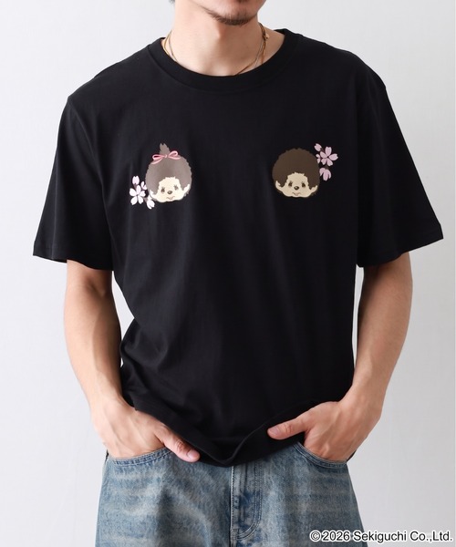 FUNALIVE(ファンアライブ)の「モンチッチ 和柄 天竺半袖Tシャツ(Tシャツ/カットソー・メンズ・ホワイト/ブラック/レッド・L/M/LL)」の17枚目の写真