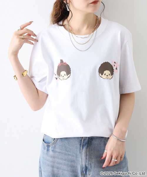 FUNALIVE(ファンアライブ)の「モンチッチ 和柄 天竺半袖Tシャツ(Tシャツ/カットソー・メンズ・ホワイト/ブラック/レッド・L/M/LL)」の22枚目の写真