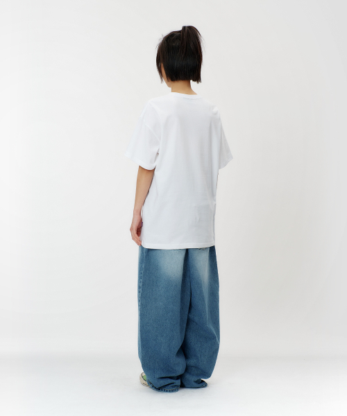 LAUGHER（ラファー）の「アグリー フロッグ Tシャツ - ホワイト（Tシャツ/カットソー・レディース・その他・LARGE/MEDIUM/X-LARGE）」の9枚目の写真