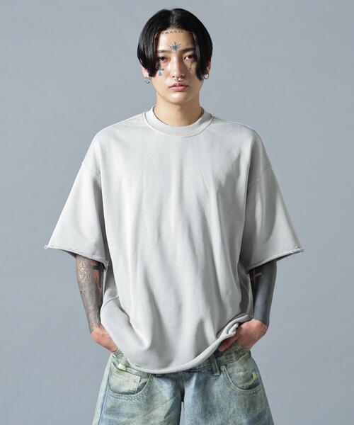 L.H.P(エルエイチピー)の「MAVYTH/メヴィス/ASID WASH OVER TEE(Tシャツ/カットソー・レディース・グレー/ブルー系その他3/パープル/ブラック・XL/M/L)」の3枚目の写真