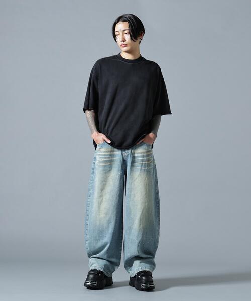 L.H.P(エルエイチピー)の「MAVYTH/メヴィス/ASID WASH OVER TEE(Tシャツ/カットソー・レディース・グレー/ブルー系その他3/パープル/ブラック・XL/M/L)」の18枚目の写真