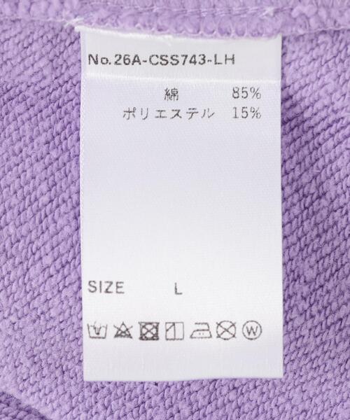 L.H.P(エルエイチピー)の「MAVYTH/メヴィス/ASID WASH OVER TEE(Tシャツ/カットソー・レディース・グレー/ブルー系その他3/パープル/ブラック・XL/M/L)」の9枚目の写真