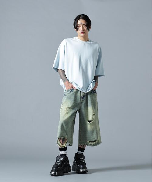 L.H.P(エルエイチピー)の「MAVYTH/メヴィス/ASID WASH OVER TEE(Tシャツ/カットソー・レディース・グレー/ブルー系その他3/パープル/ブラック・XL/M/L)」の12枚目の写真