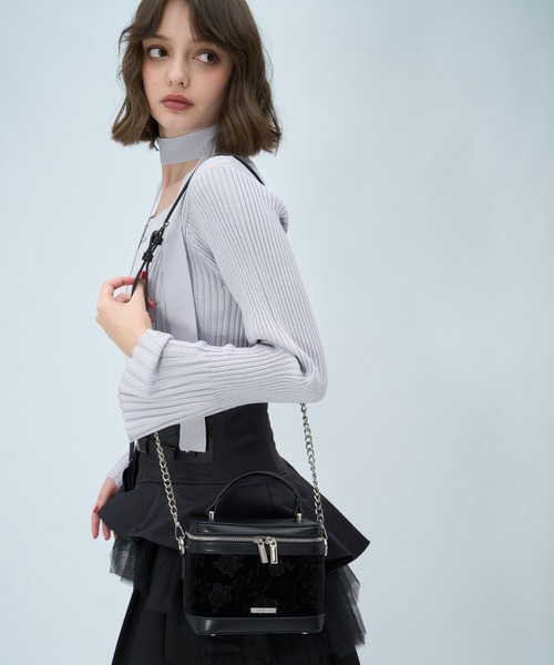 HARE(ハレ)の「ガラベロアバニティBAG(HARE)(ショルダーバッグ・レディース・ブラック・FREE)」の16枚目の写真