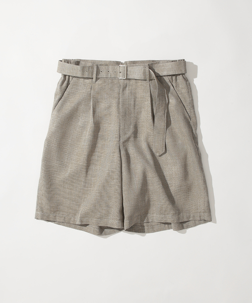 B.C STOCK(ベーセーストック)の「ユーティリティベルテッドショーツ(その他パンツ・メンズ・ネイビー/ベージュ/ブラック・LARGE/MEDIUM)」の2枚目の写真
