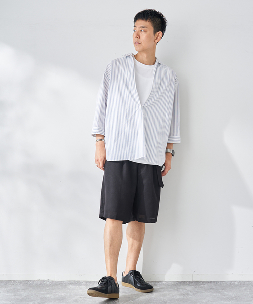 B.C STOCK(ベーセーストック)の「ユーティリティベルテッドショーツ(その他パンツ・メンズ・ネイビー/ベージュ/ブラック・LARGE/MEDIUM)」の15枚目の写真