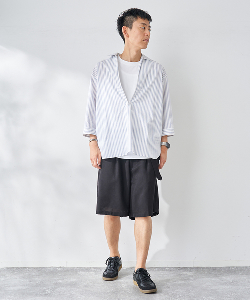 B.C STOCK(ベーセーストック)の「ユーティリティベルテッドショーツ(その他パンツ・メンズ・ネイビー/ベージュ/ブラック・LARGE/MEDIUM)」の16枚目の写真