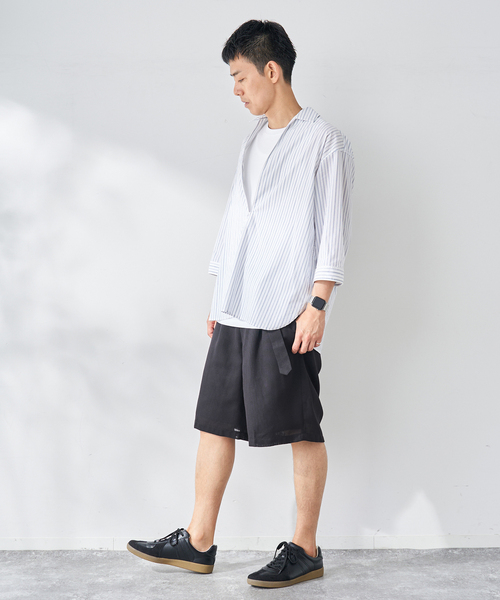 B.C STOCK(ベーセーストック)の「ユーティリティベルテッドショーツ(その他パンツ・メンズ・ネイビー/ベージュ/ブラック・LARGE/MEDIUM)」の17枚目の写真