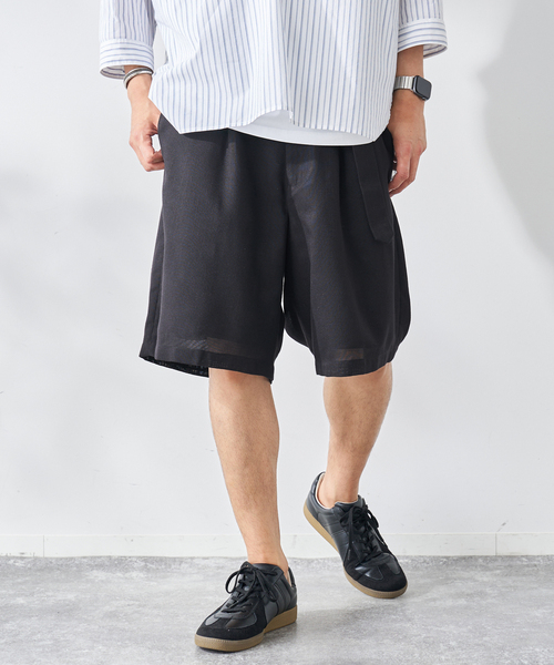 B.C STOCK(ベーセーストック)の「ユーティリティベルテッドショーツ(その他パンツ・メンズ・ネイビー/ベージュ/ブラック・LARGE/MEDIUM)」の19枚目の写真