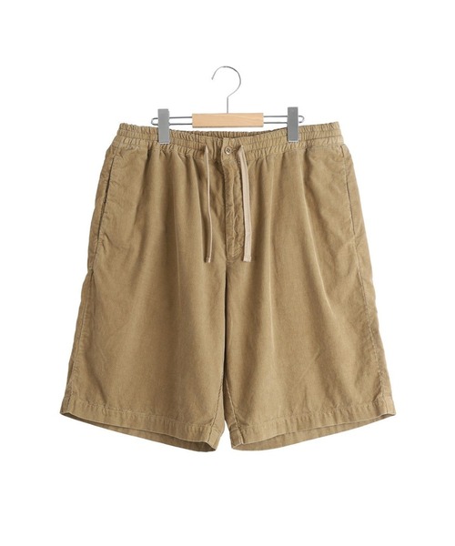 REMI RELIEF NAVY LABEL（レミレリーフネイビーレーベル）の「REMI RELIEF NAVY LABEL / レミレリーフ ネイビーレーベル：コーデュロイイージーショーツ：RN30389302AK[STD]（その他パンツ・メンズ・ベージュ/カーキ/グレー・S/M/L）」の3枚目の写真