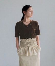 LOWRYS FARM | ベロアホルター２Ｐ５Ｓ　1052782(Tシャツ/カットソー)