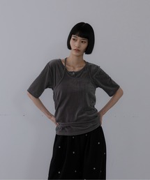 LOWRYS FARM | ベロアホルター２Ｐ５Ｓ　1052782(Tシャツ/カットソー)