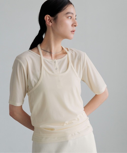 LOWRYS FARM(ローリーズファーム)の「ベロアホルター2P5S 1052782(Tシャツ/カットソー・レディース・アイボリー/グレー/ブラウン・FREE)」の21枚目の写真