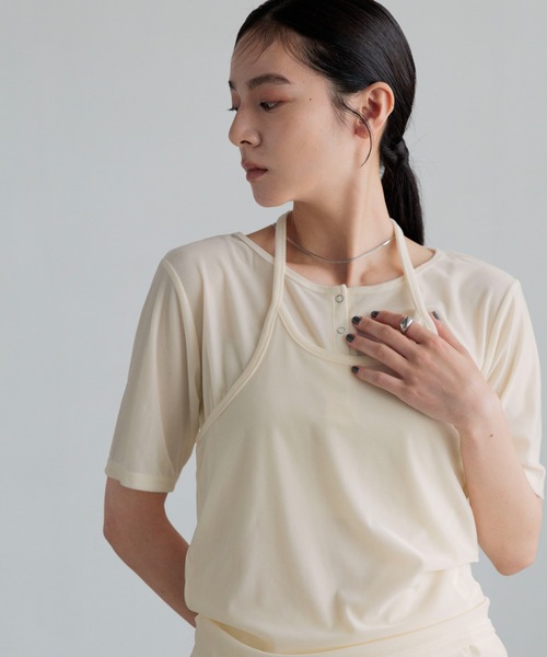 LOWRYS FARM(ローリーズファーム)の「ベロアホルター2P5S 1052782(Tシャツ/カットソー・レディース・アイボリー/グレー/ブラウン・FREE)」の22枚目の写真