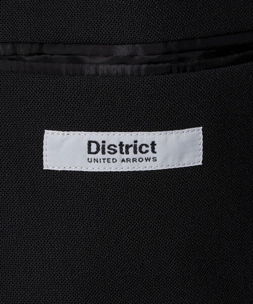 District(ディストリクト)の「<District>4プライ ダブル 4ボタン テーラードジャケット(テーラードジャケット・メンズ・ブラック・S/L/M)」の9枚目の写真